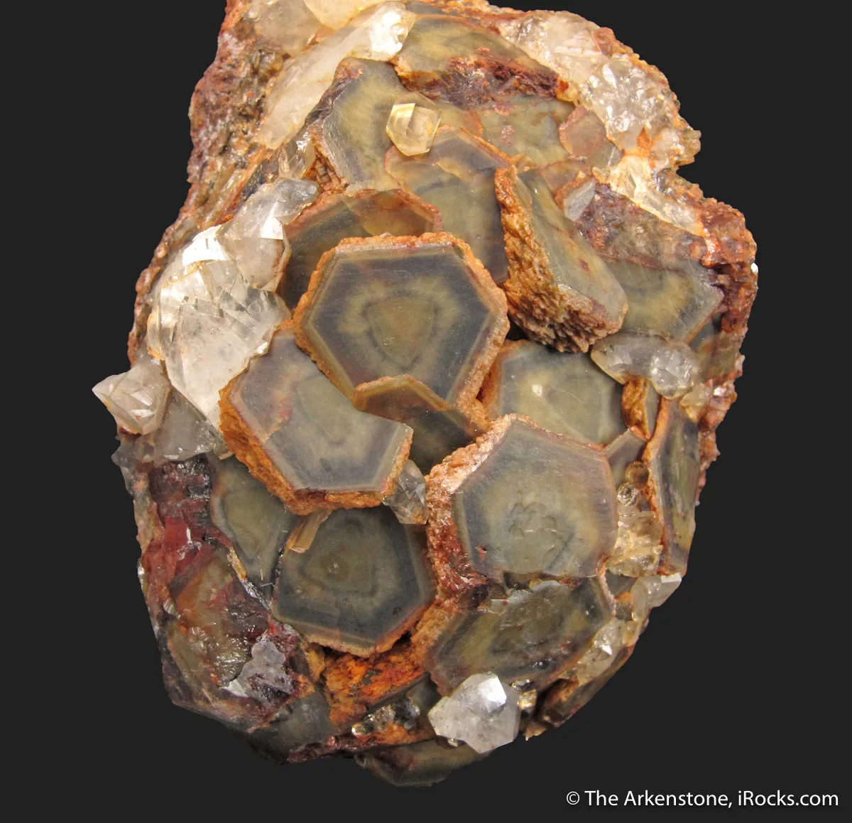 Siderite var. Chalybite with Quartz - image 4