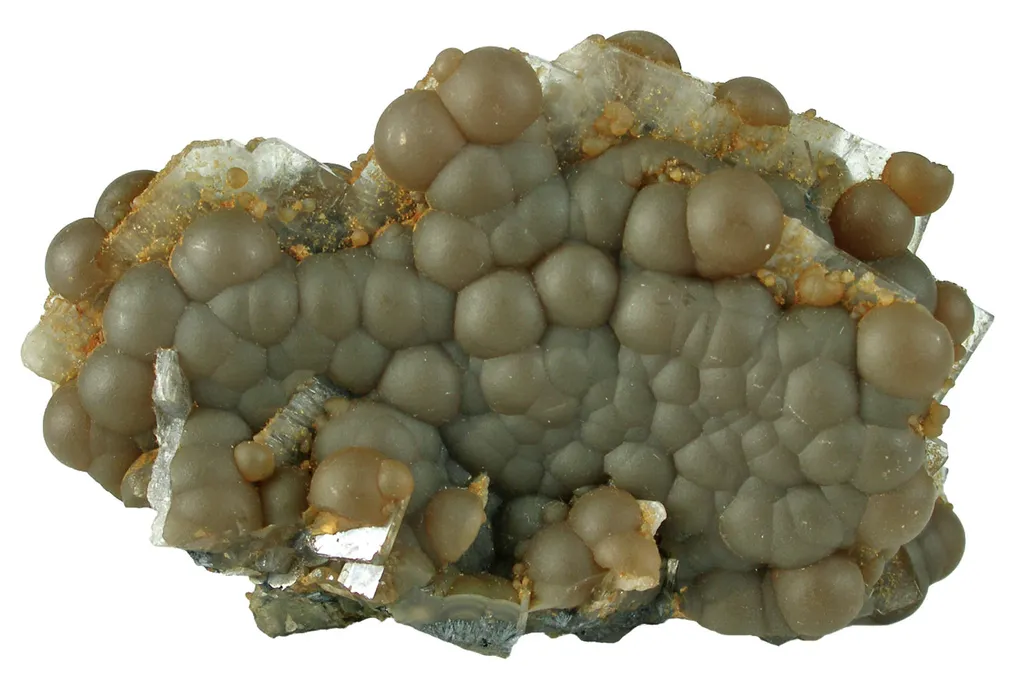 Siderite Var. Sphaerosiderite on Baryte image
