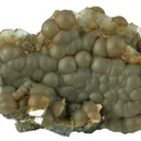 Siderite Var. Sphaerosiderite on Baryte - image 1