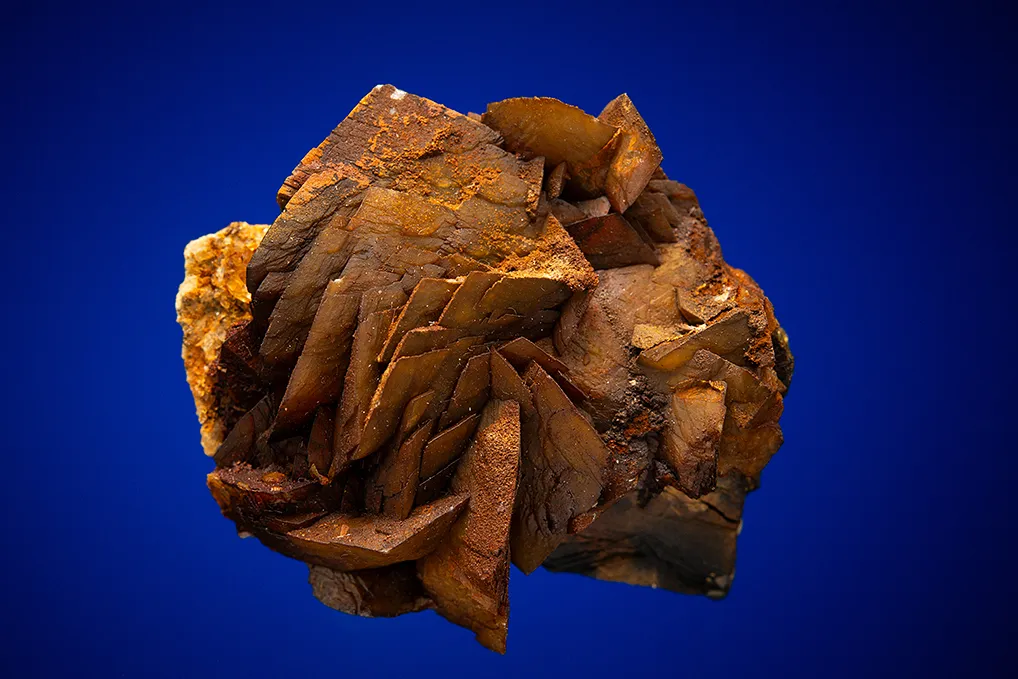 Siderite with Chalcopyrite