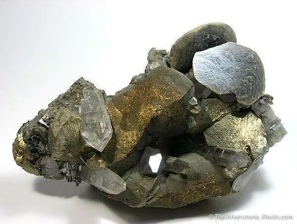Siderite With Chalcopyrite (Huge Xls!) image