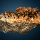 Siderite with Chalcopyrite on Quartz - image 4