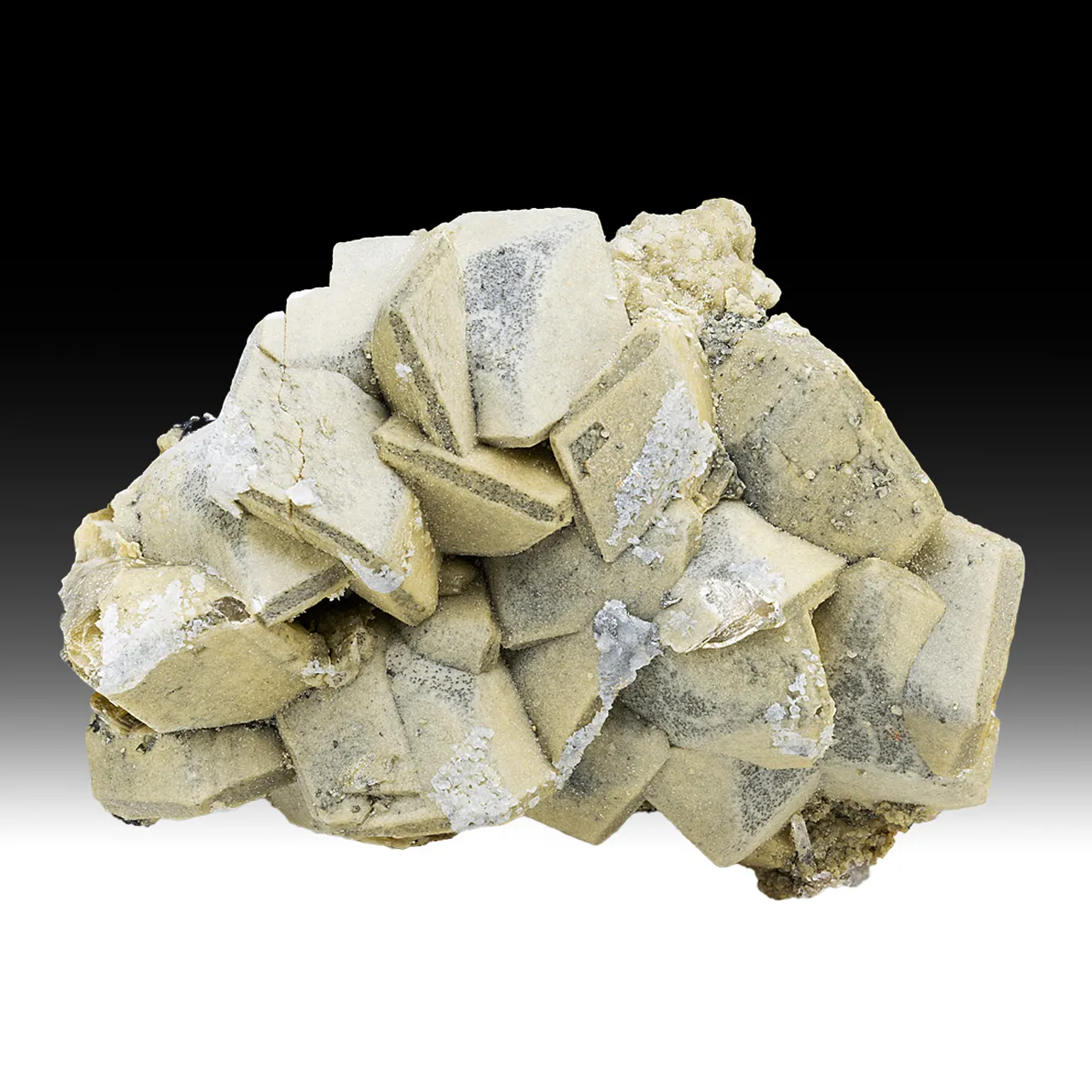 Siderite with Dolomite, Ferberite, Arsenopyrite - image 1