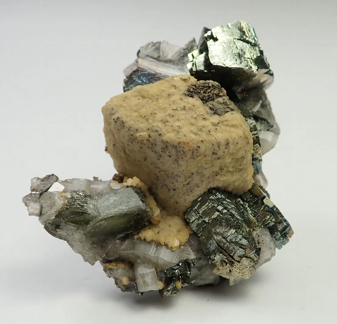 Siderite with Fluorapatite and Marcasite - image 2