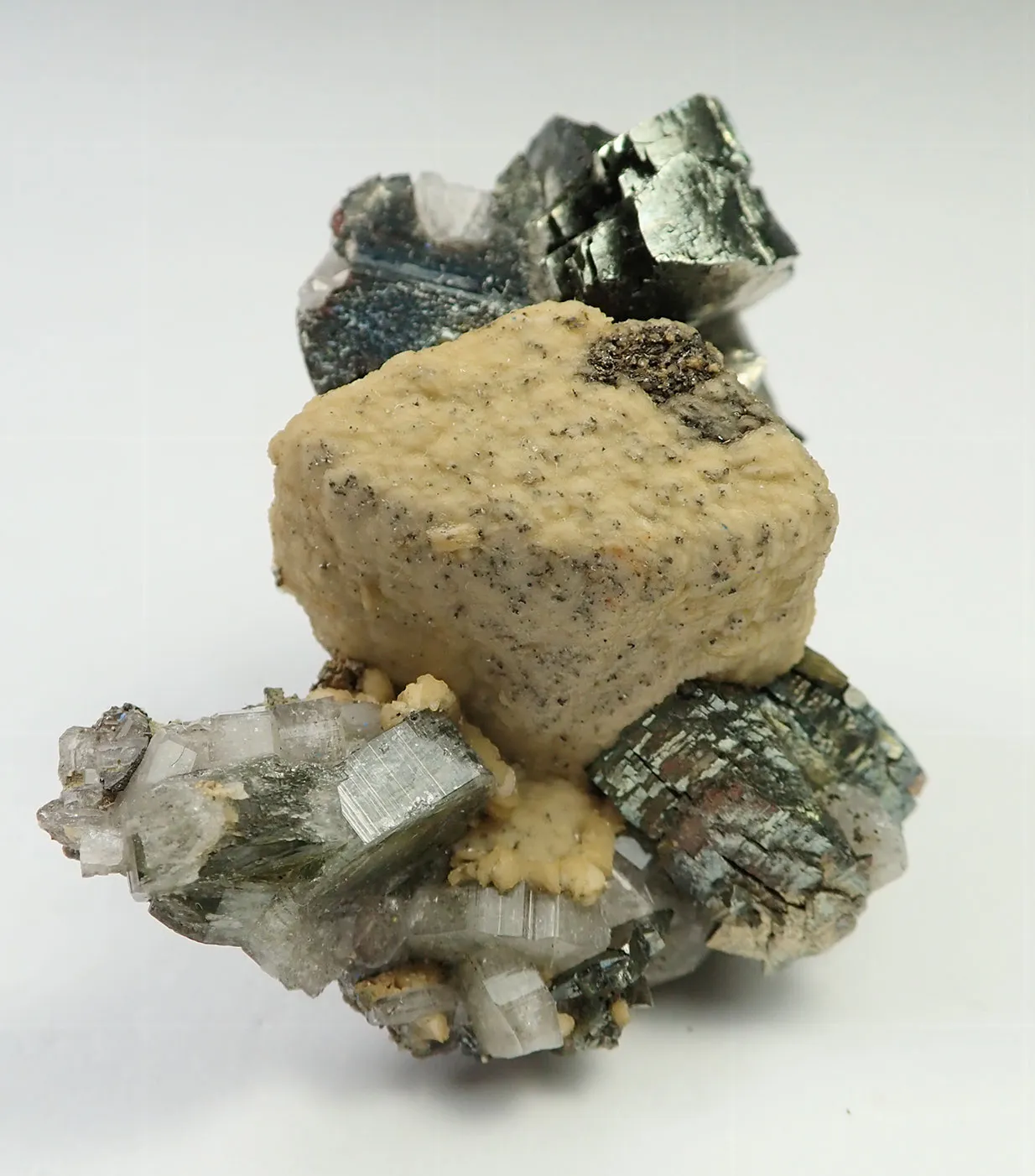 Siderite with Fluorapatite and Marcasite - image 3