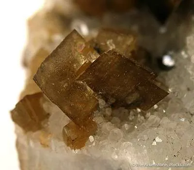 Siderite With Galena on Quartz - image 4