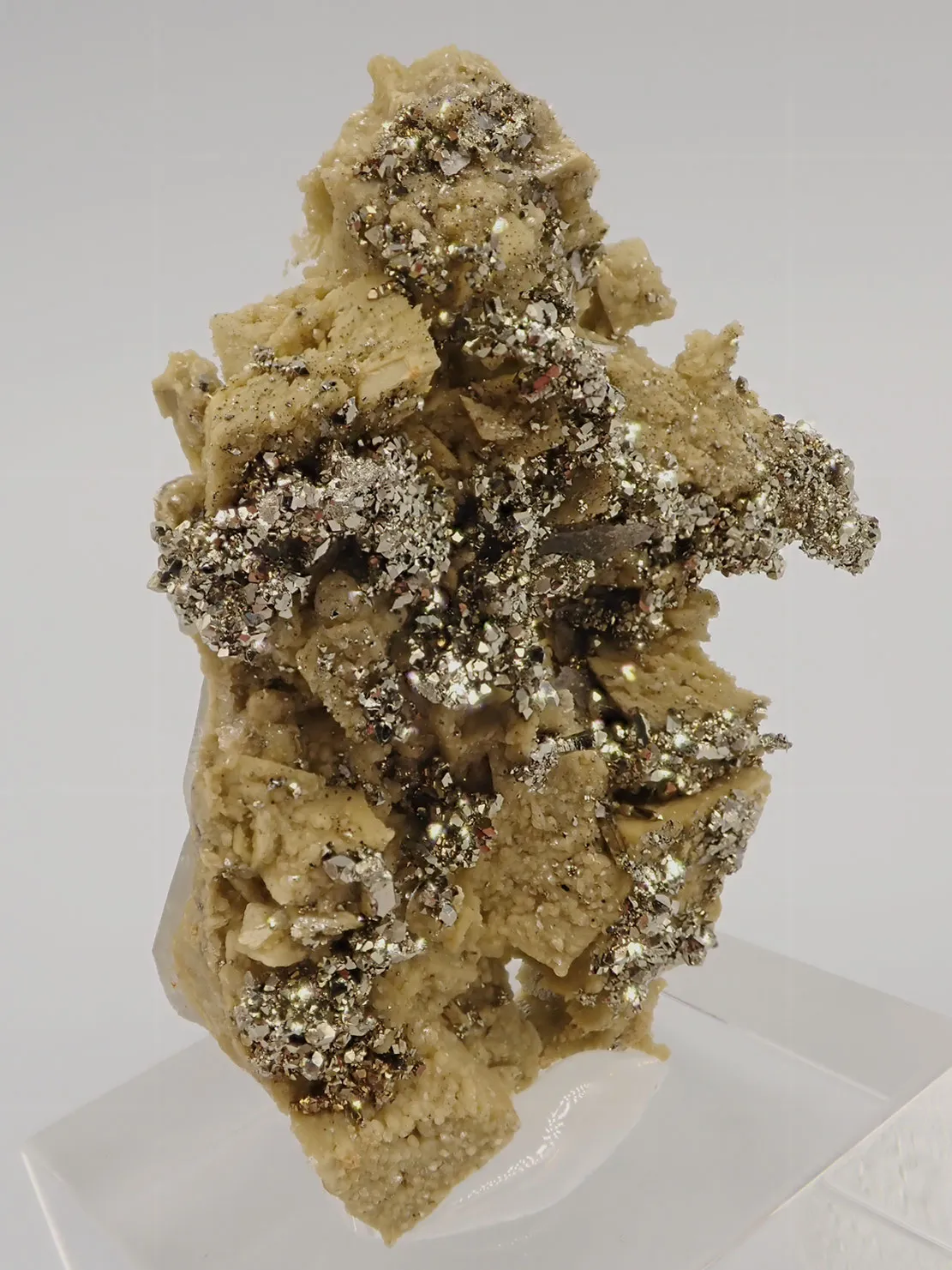 Siderite with Pyrite and Quartz - image 2