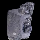 Siegenite perched on Galena - image 6