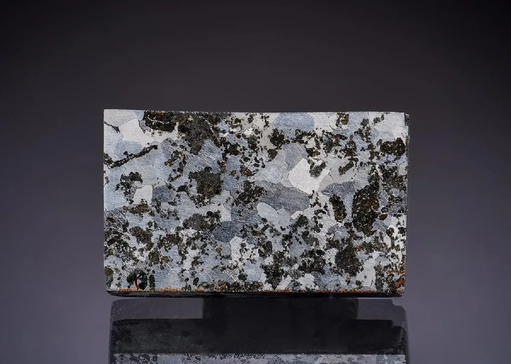 Silicated Iron (IA) Ni-Fe Meteorite image