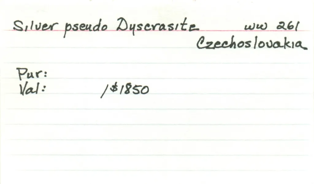 Silver after Dyscrasite - image 10