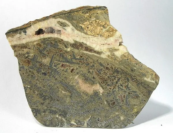 Silver, Ankerite, Siderite, Hemimorphite image