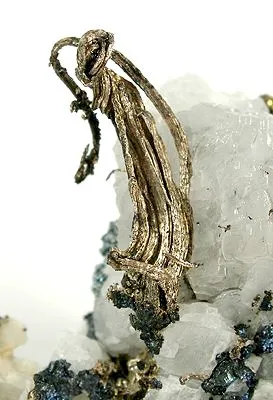 Silver, Bornite, Calcite - image 2
