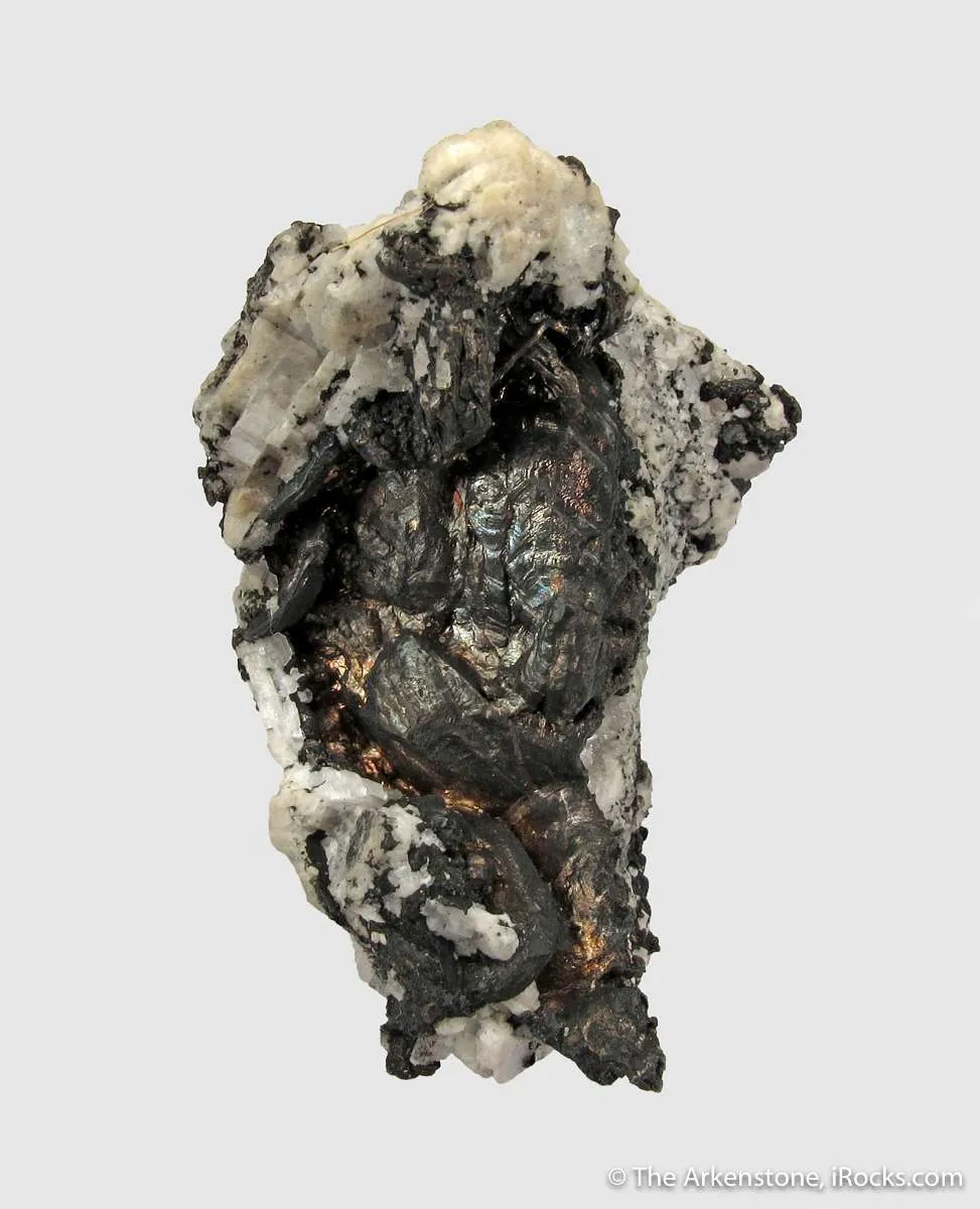 Silver crystals and "rope" on matrix - image 6