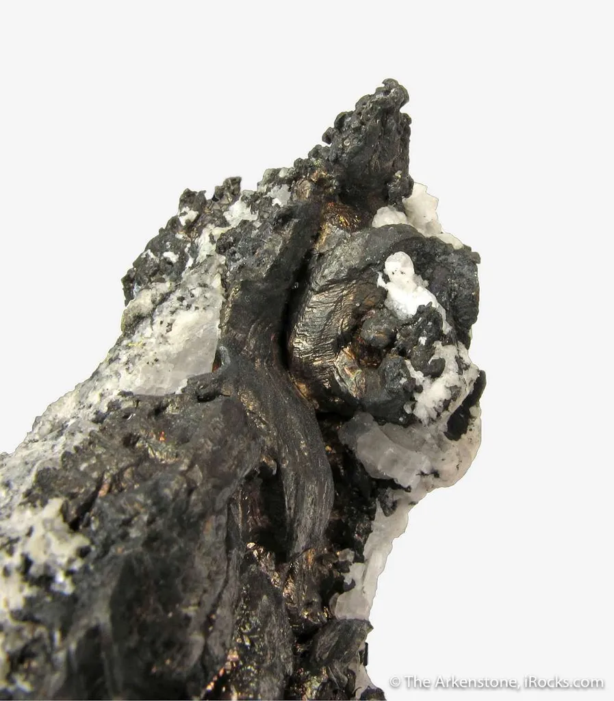 Silver crystals and "rope" on matrix - image 5