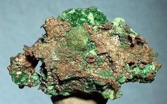 Silver, Dioptase - image 1