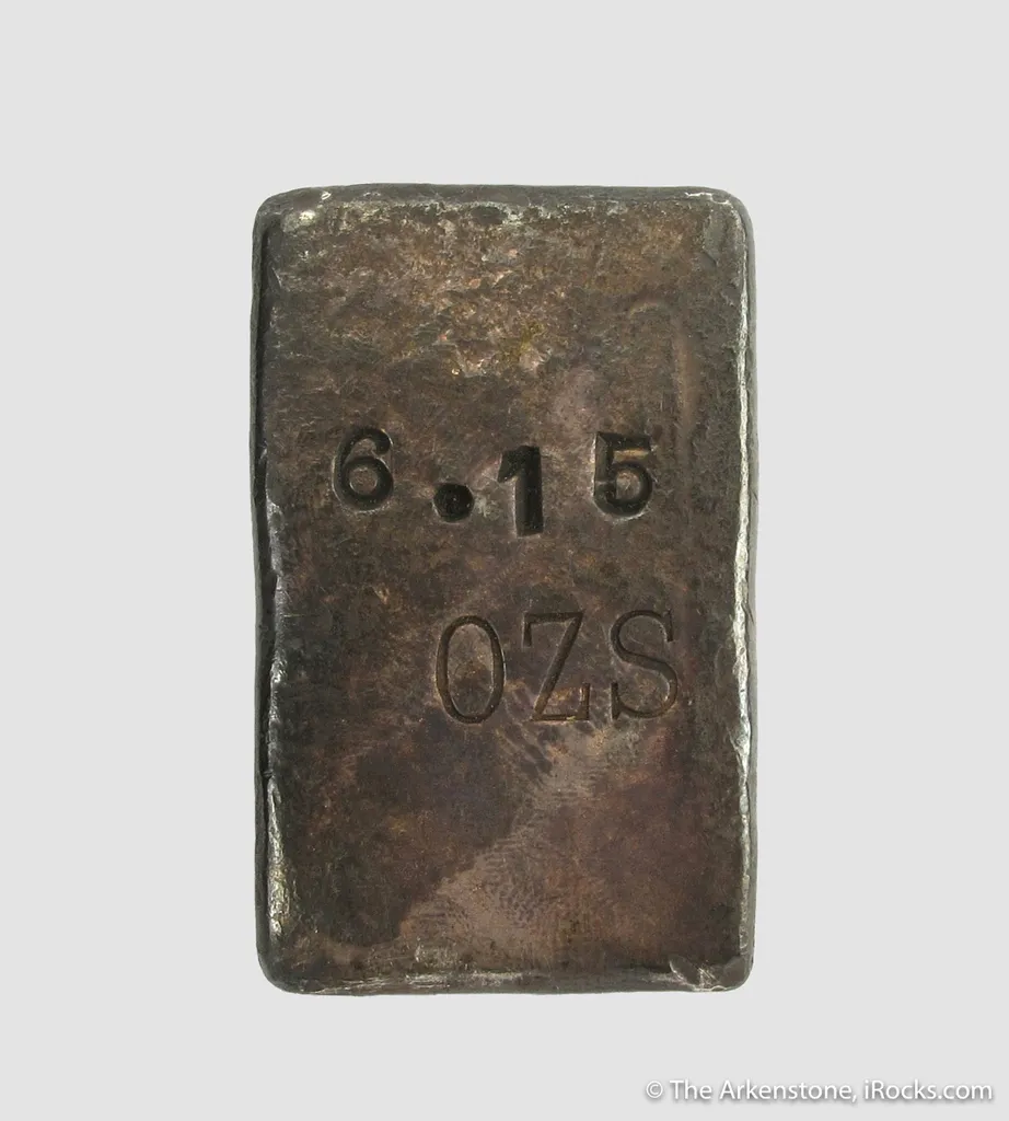 Silver ingot (Comstock Lode, from the 1800's) - image 2