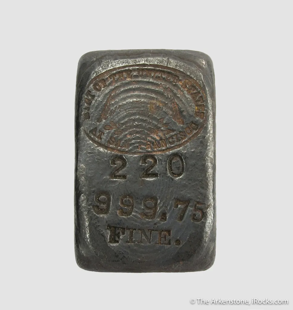 Silver ingot (Comstock Lode, from the 1800's) image