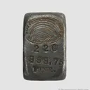 Silver ingot (Comstock Lode, from the 1800's) - image 1