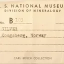 Silver - Large Crystals, Dated 1877 - image 4