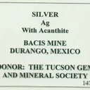 Silver on Acanthite - image 6