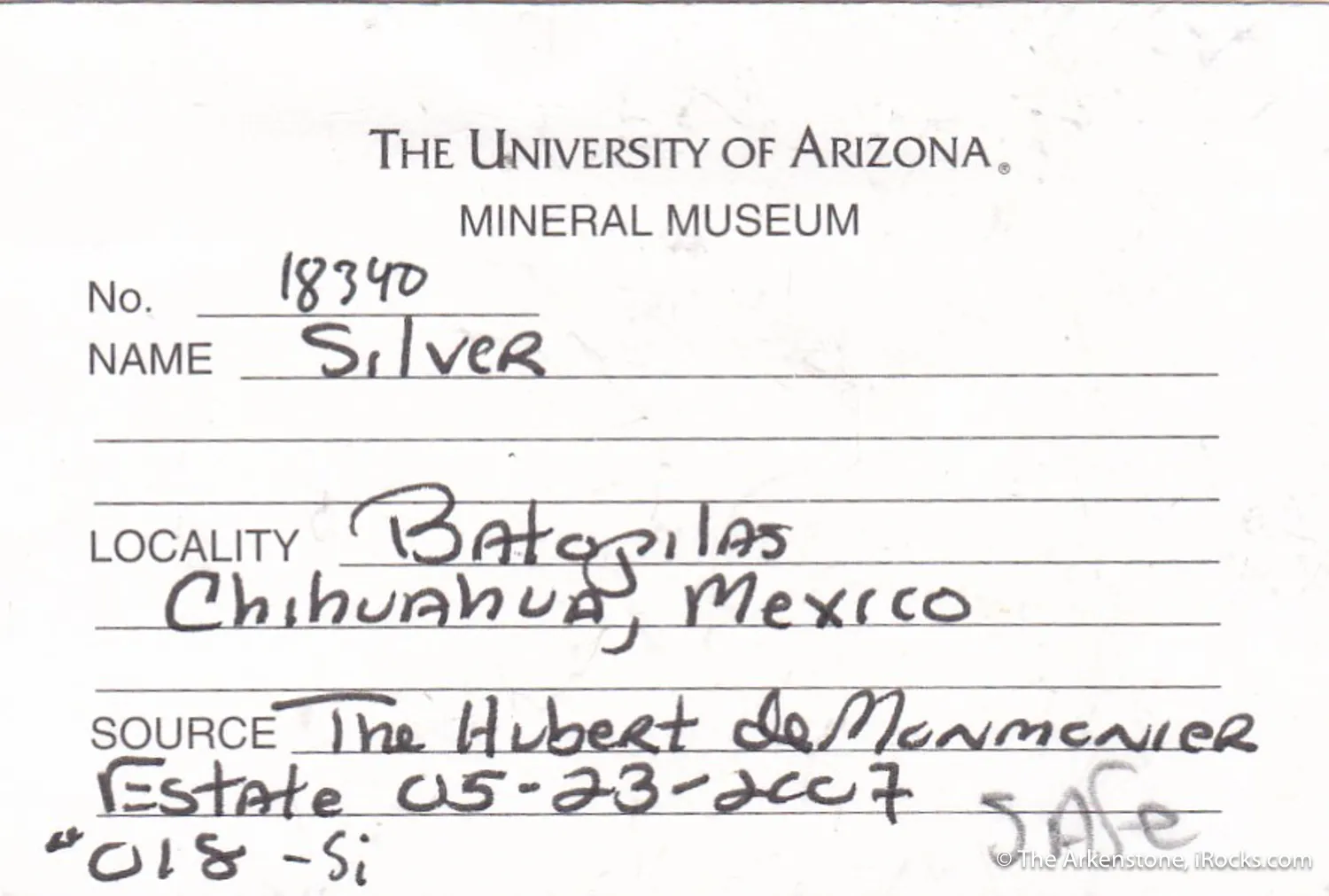 Silver on Calcite - image 4