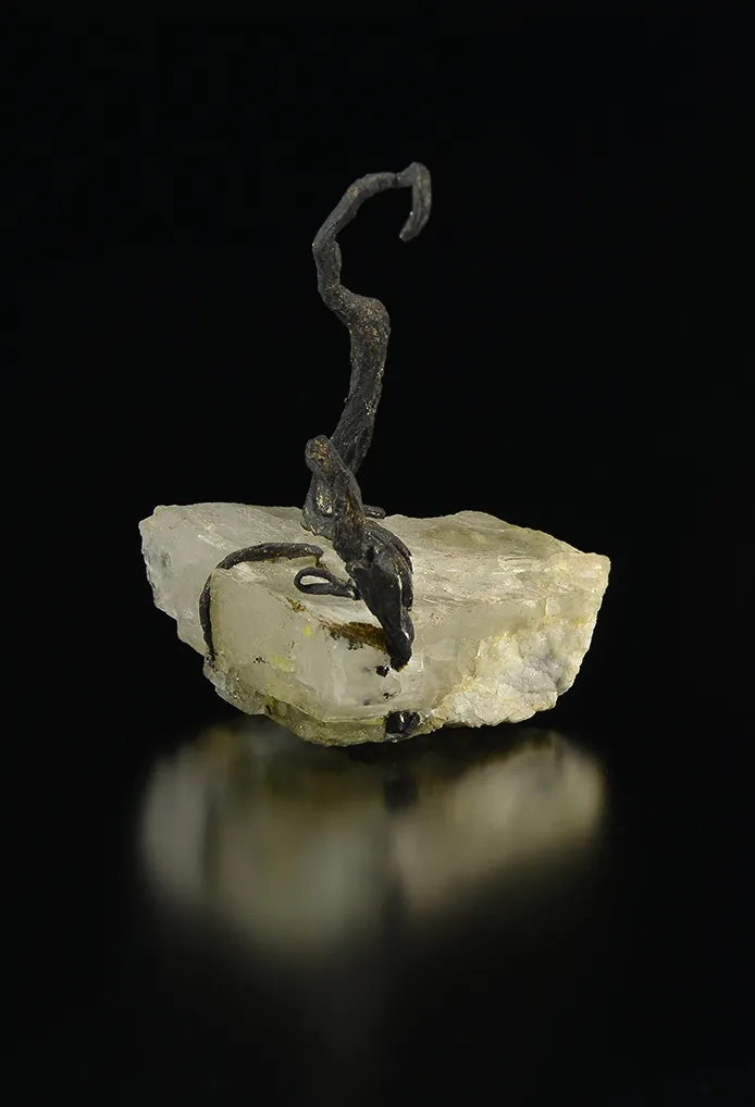 Silver on Calcite - image 3
