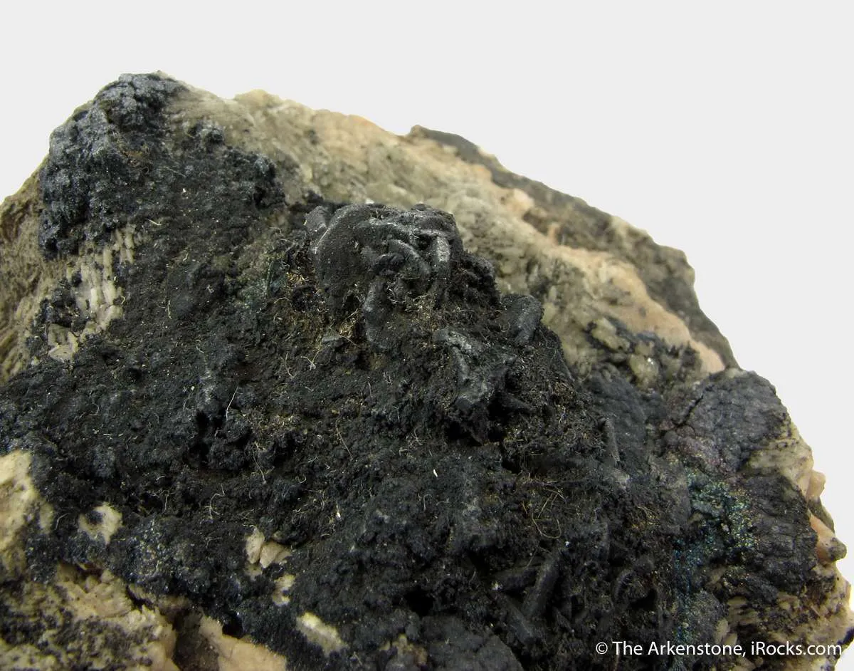 Silver on Polybasite, on Baryte (mid 1800's) - image 5