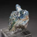 SILVER, PLANCHEITE, DIOPTASE from Republic of the Congo, Pool Department, Mindouli District, Mindouli - image 2