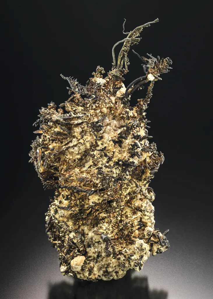 Silver, Rhodochrosite image