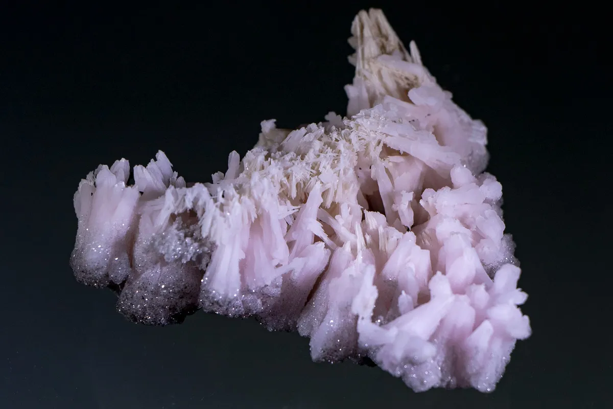 Silver Tipped Manganoan Calcite Branches - image 2