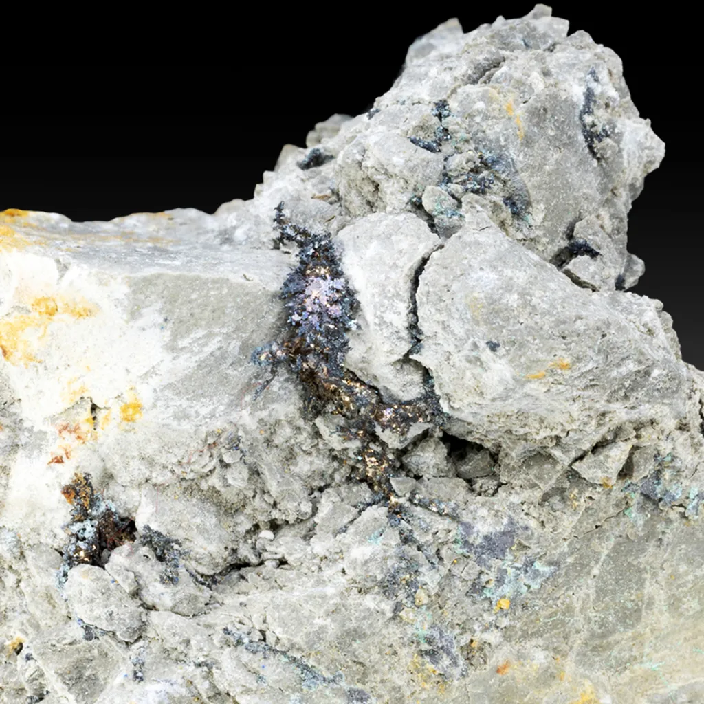 Silver var Kongsbergite with Chlorargyrite image