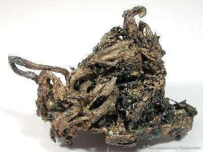 Silver Wire With Acanthite image