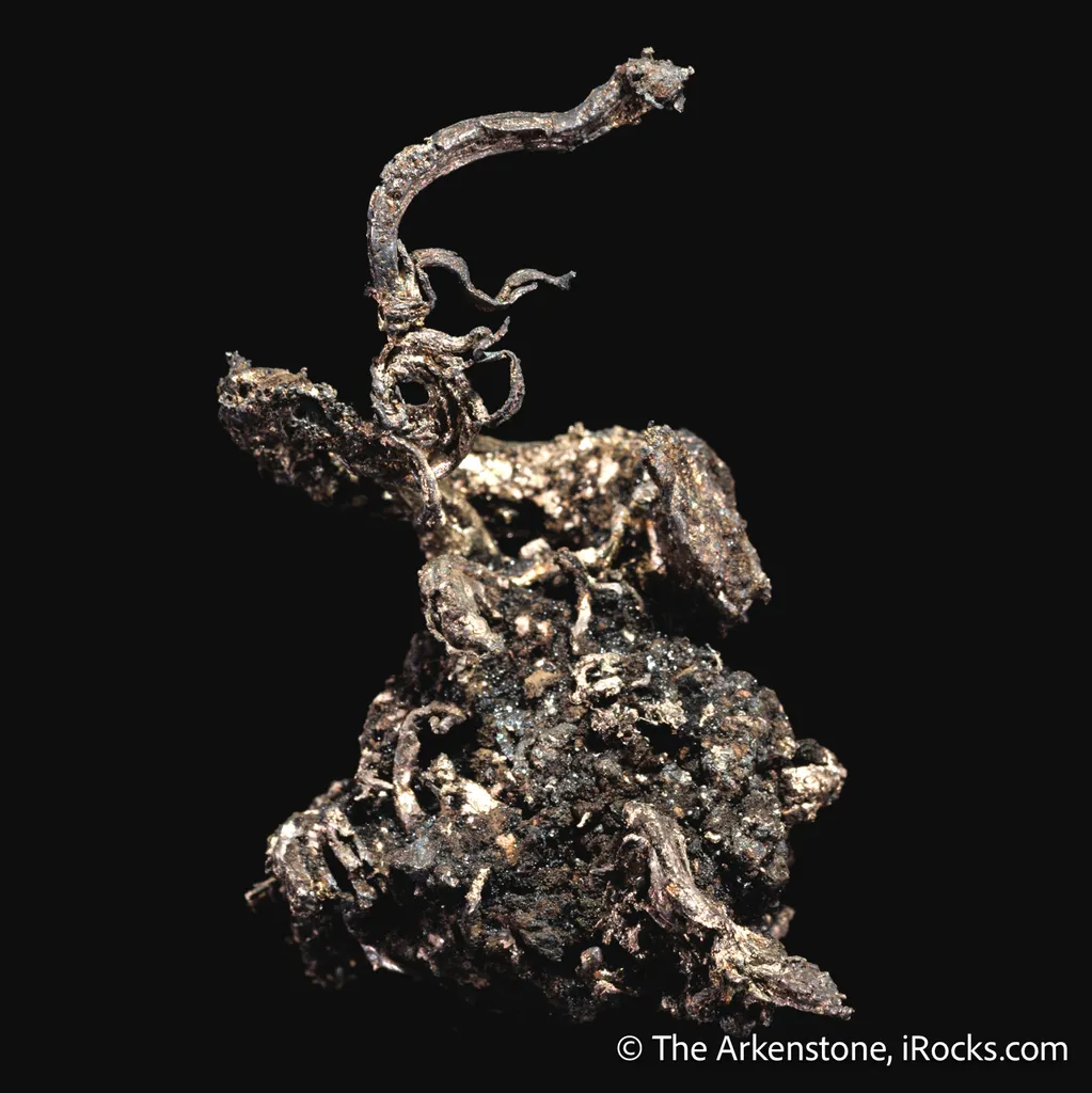 Silver with Acanthite - image 4