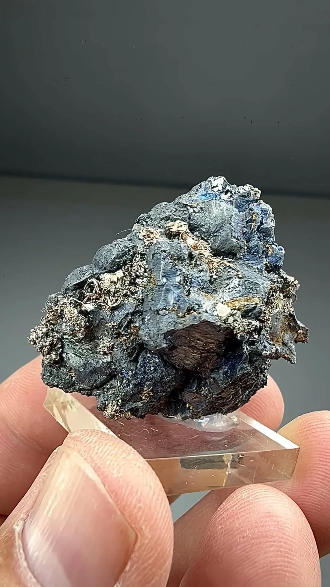 Silver with Acanthite (2663) - image 2