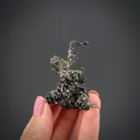 Silver with Acanthite - image 2