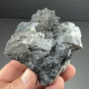 Silver with Acanthite - image 2