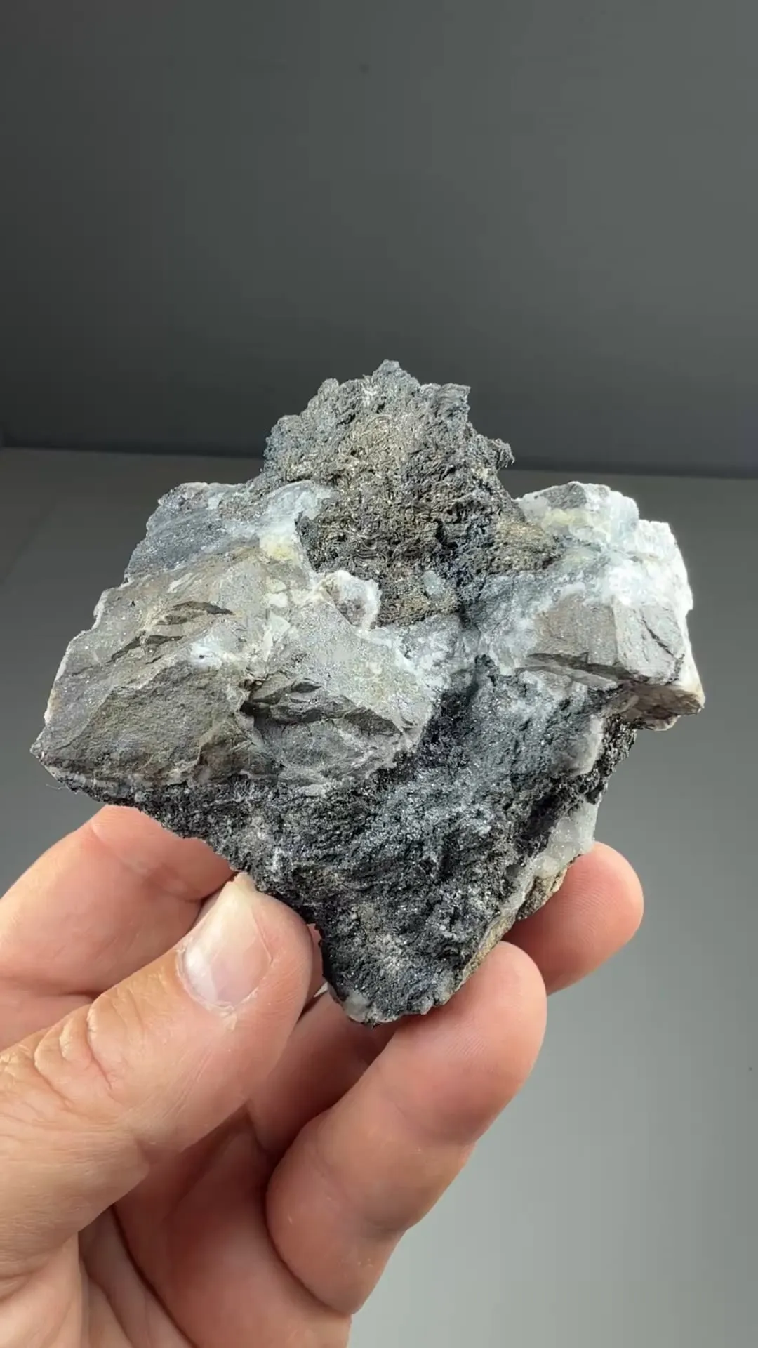 Silver with Acanthite - image 2
