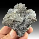 Silver with Acanthite - image 1