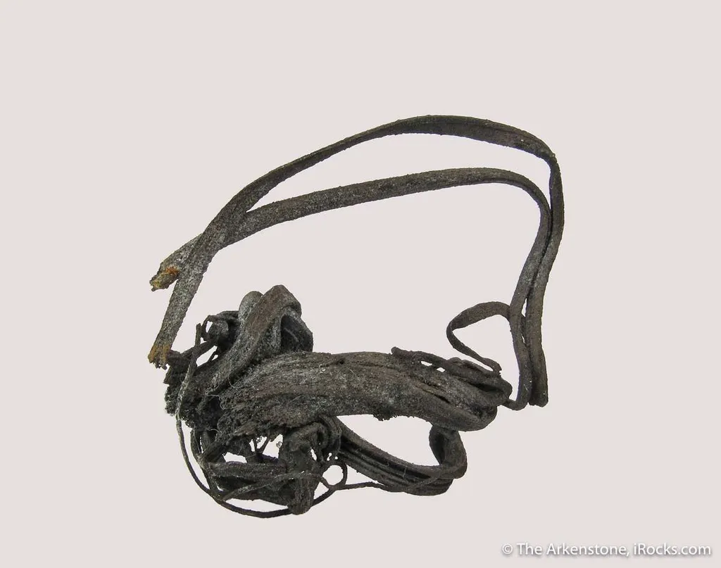 Silver with Acanthite - image 2