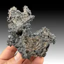 Silver with Acanthite - image 1