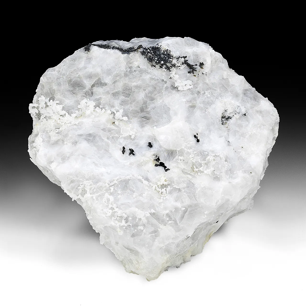Silver with Acanthite, Calcite - image 1