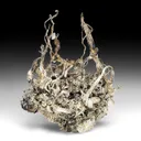 Silver with Acanthite, Calcite, Dolomite - image 1