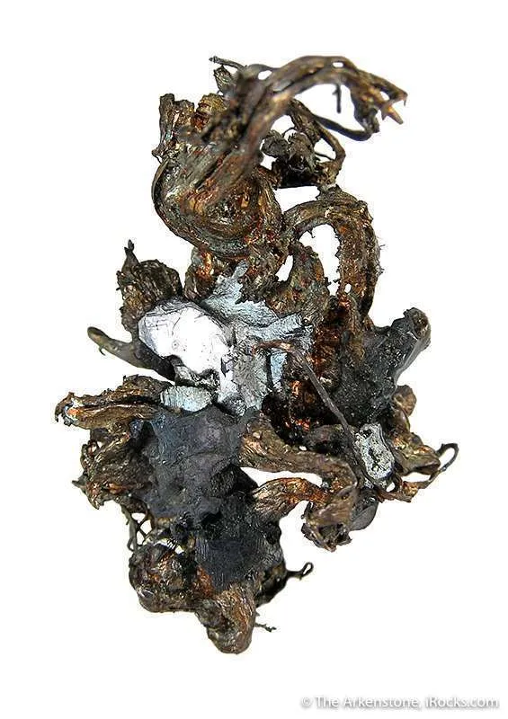Silver With Acanthite Crystals - image 2