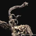 Silver with Acanthite - image 1