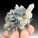 Silver with Acanthite, Quartz - image 1