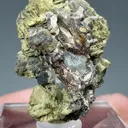 Silver with Actinolite - image 2