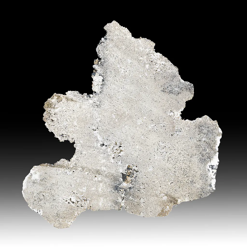 Silver with Barite, Acanthite (5.9 troy oz. Ag) image