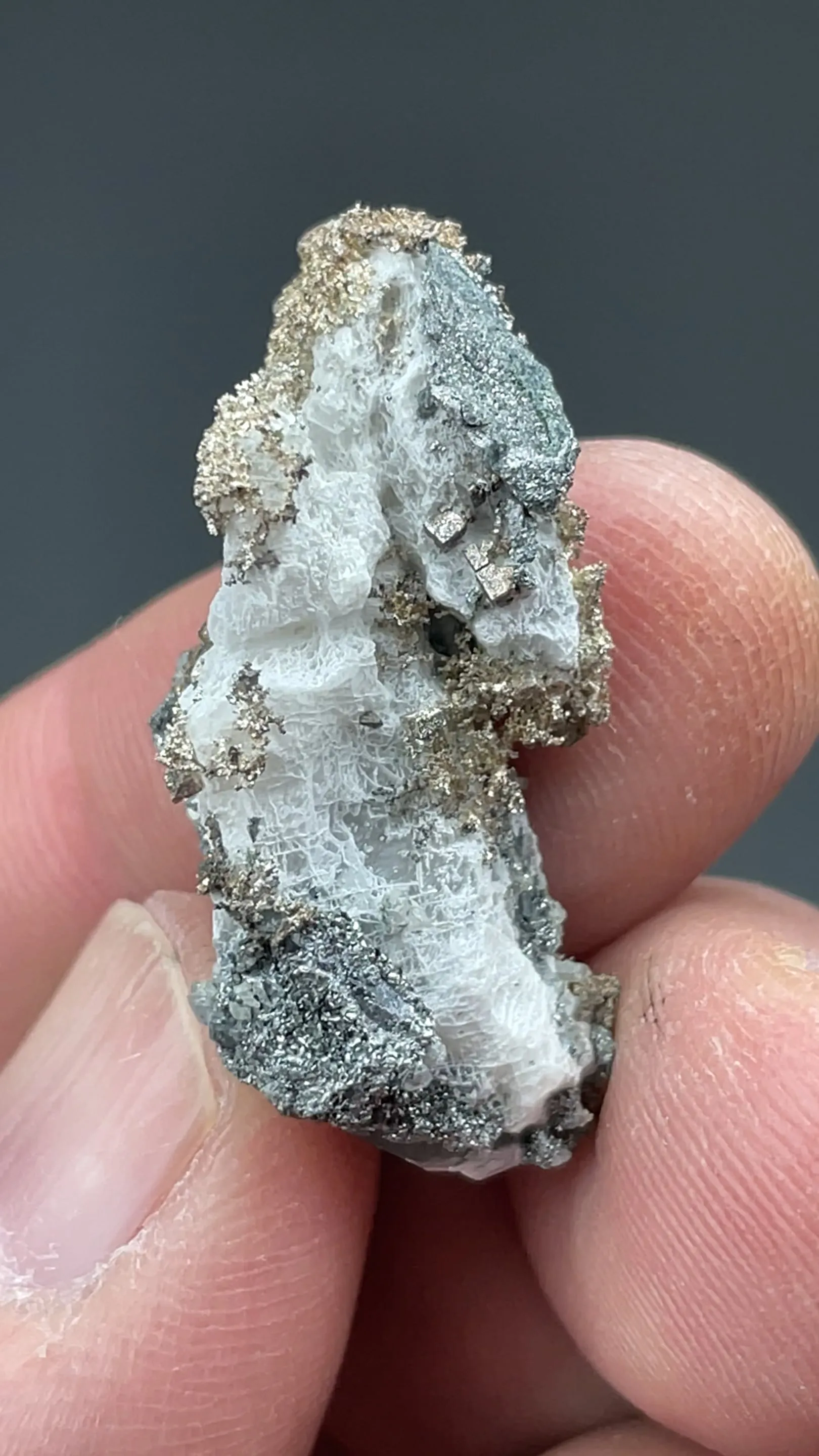 Silver with Calcite - image 2