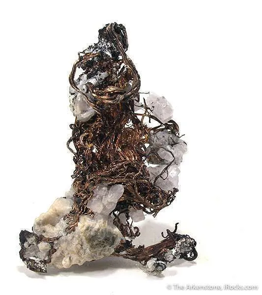 Silver With Calcite image