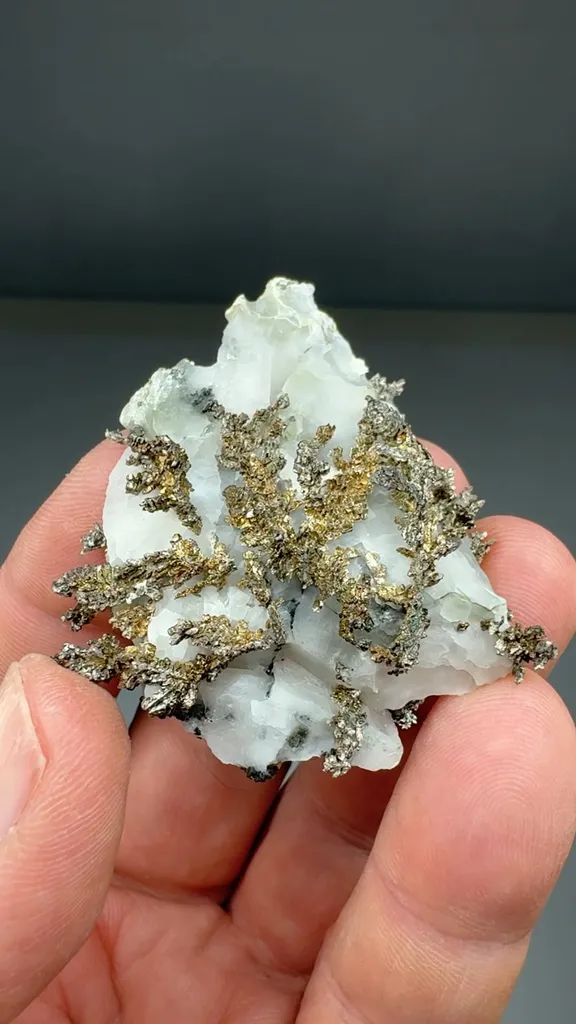 Silver with Calcite image